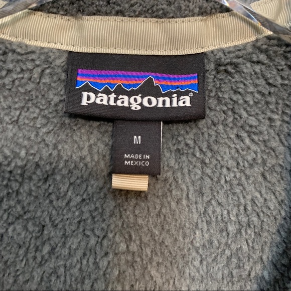 Patagonia Polartec Thermal Pro Gray Popover Size Medium - Picture 5 of 9